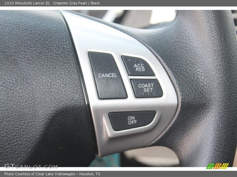 Graphite Gray Pearl / Black 2010 Mitsubishi Lancer ES