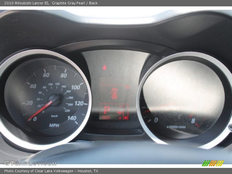 Graphite Gray Pearl / Black 2010 Mitsubishi Lancer ES