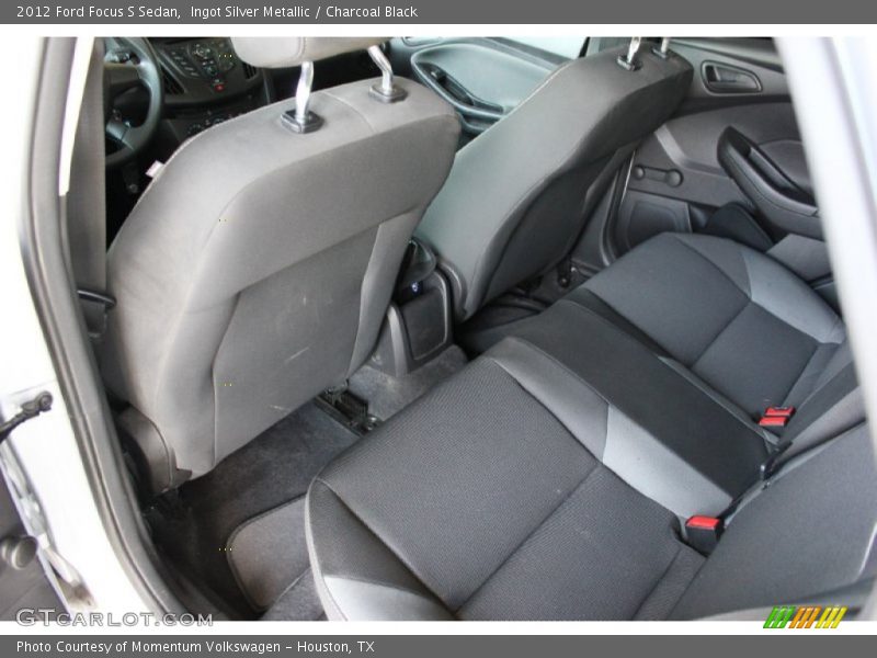 Ingot Silver Metallic / Charcoal Black 2012 Ford Focus S Sedan