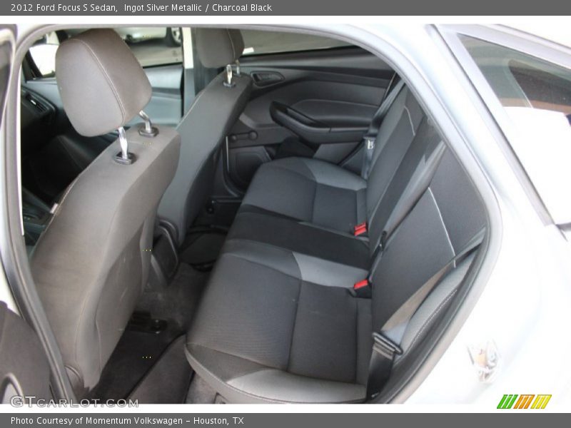 Ingot Silver Metallic / Charcoal Black 2012 Ford Focus S Sedan