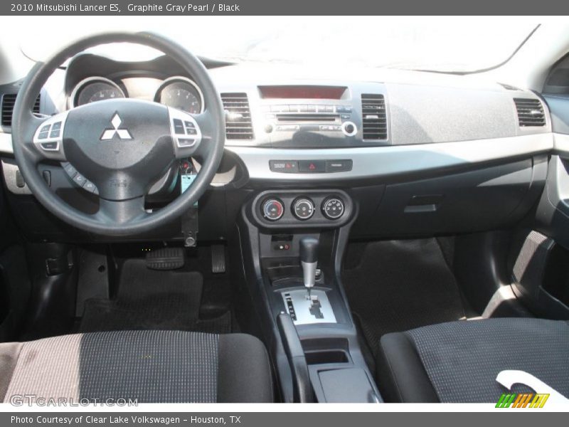 Graphite Gray Pearl / Black 2010 Mitsubishi Lancer ES