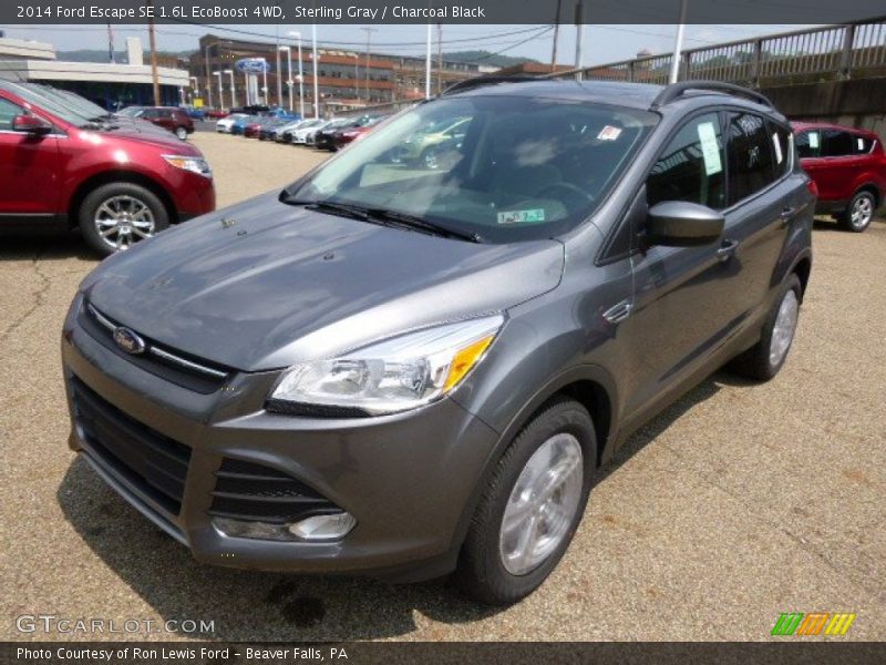 Sterling Gray / Charcoal Black 2014 Ford Escape SE 1.6L EcoBoost 4WD