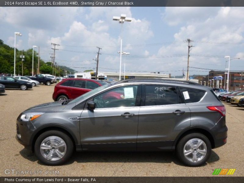 Sterling Gray / Charcoal Black 2014 Ford Escape SE 1.6L EcoBoost 4WD