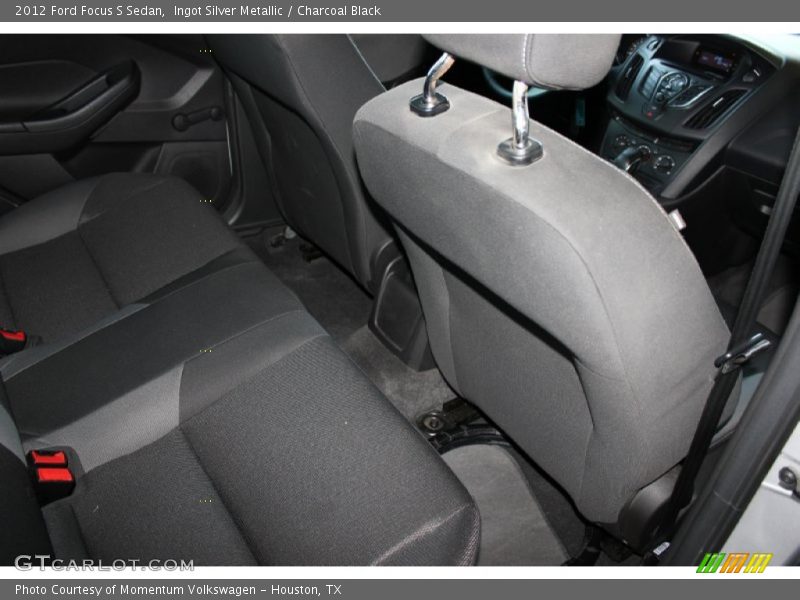 Ingot Silver Metallic / Charcoal Black 2012 Ford Focus S Sedan