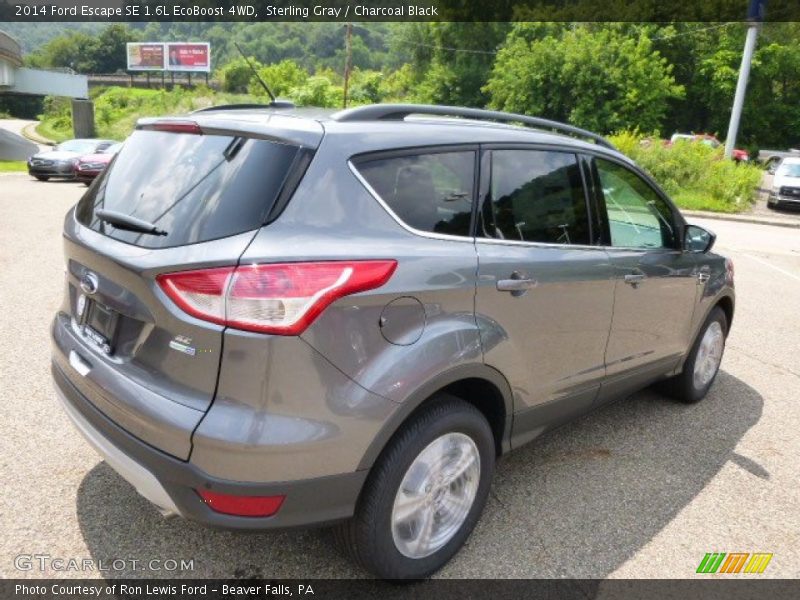 Sterling Gray / Charcoal Black 2014 Ford Escape SE 1.6L EcoBoost 4WD