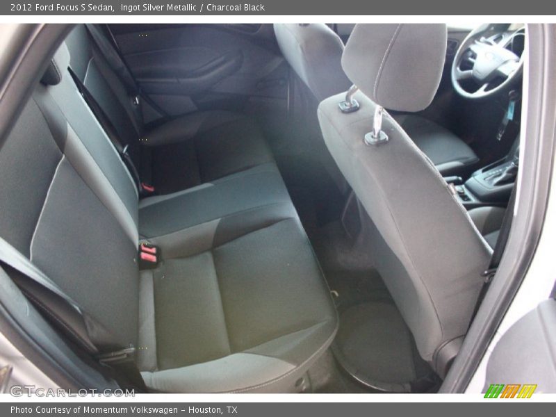 Ingot Silver Metallic / Charcoal Black 2012 Ford Focus S Sedan