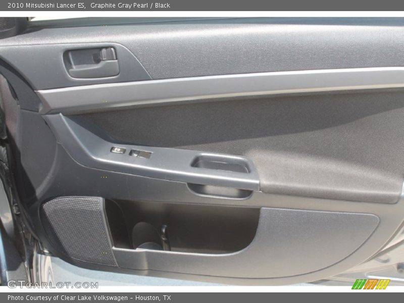 Graphite Gray Pearl / Black 2010 Mitsubishi Lancer ES