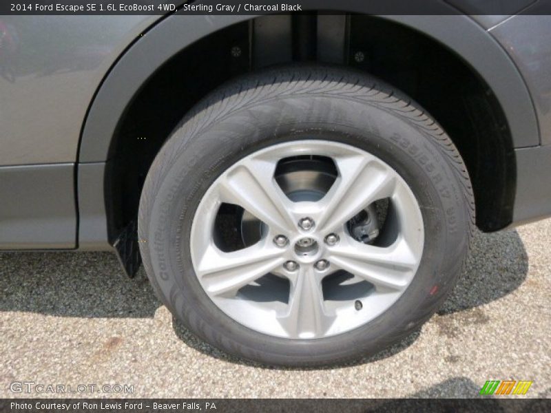 Sterling Gray / Charcoal Black 2014 Ford Escape SE 1.6L EcoBoost 4WD