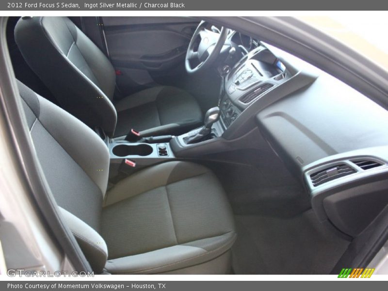Ingot Silver Metallic / Charcoal Black 2012 Ford Focus S Sedan