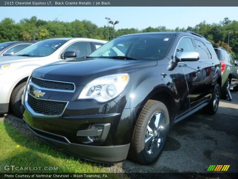 Black Granite Metallic / Jet Black 2015 Chevrolet Equinox LT