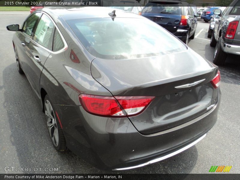 Granite Crystal Metallic / Black 2015 Chrysler 200 C