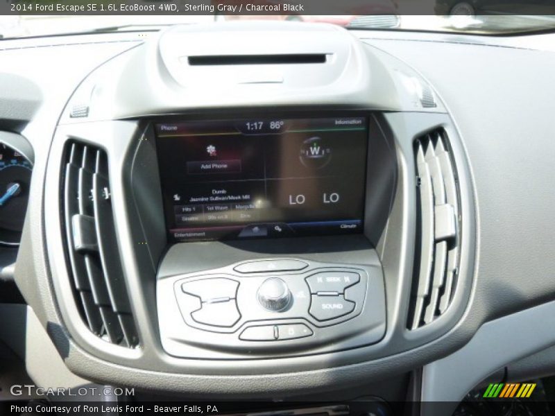 Sterling Gray / Charcoal Black 2014 Ford Escape SE 1.6L EcoBoost 4WD