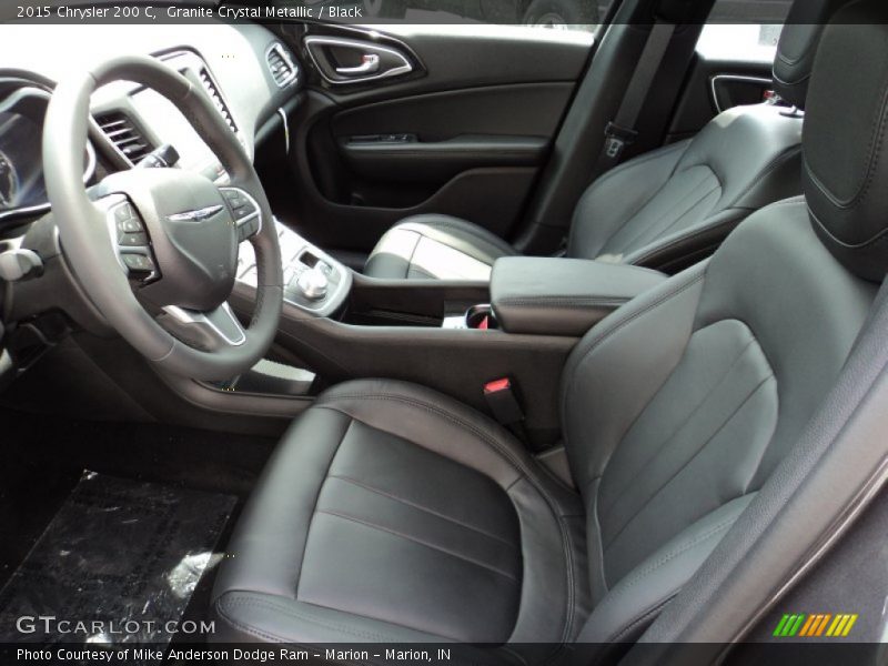 Granite Crystal Metallic / Black 2015 Chrysler 200 C