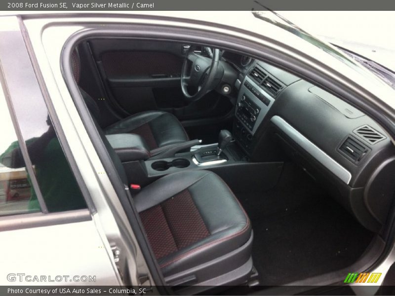 Vapor Silver Metallic / Camel 2008 Ford Fusion SE