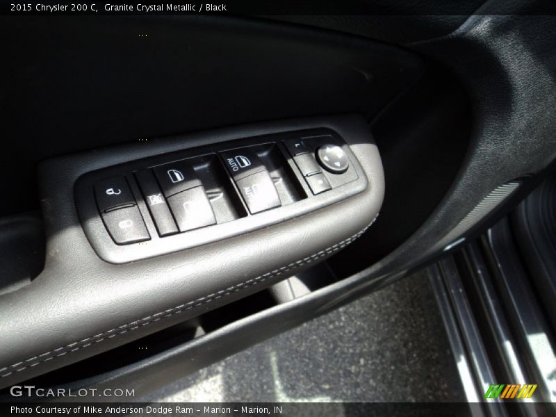 Granite Crystal Metallic / Black 2015 Chrysler 200 C
