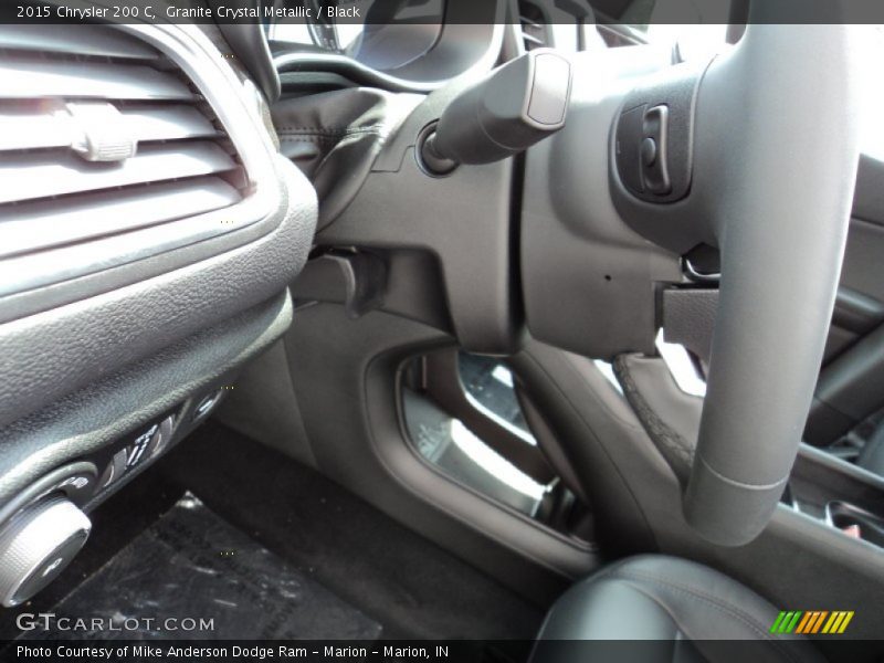 Granite Crystal Metallic / Black 2015 Chrysler 200 C
