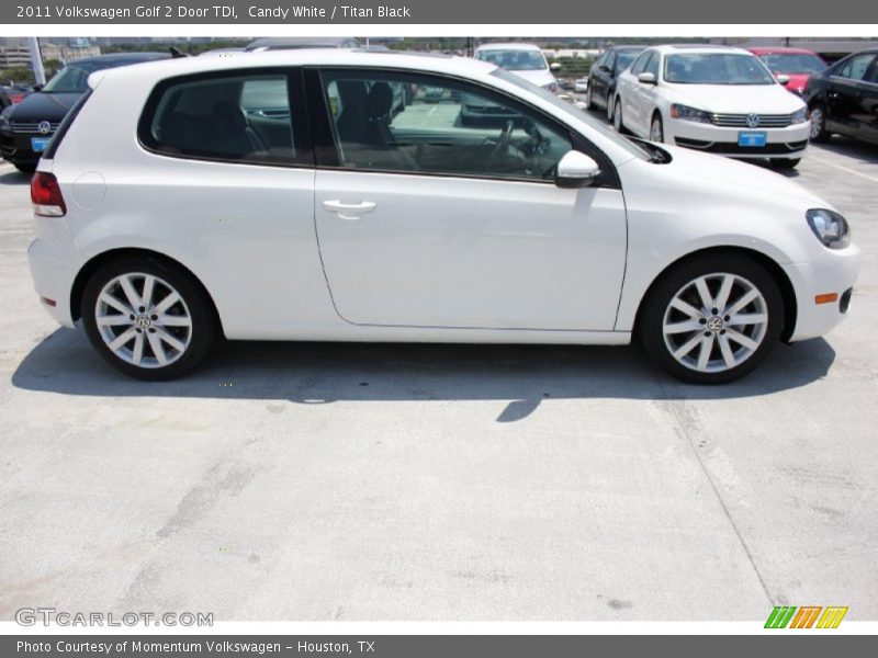 Candy White / Titan Black 2011 Volkswagen Golf 2 Door TDI