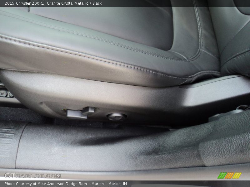 Granite Crystal Metallic / Black 2015 Chrysler 200 C