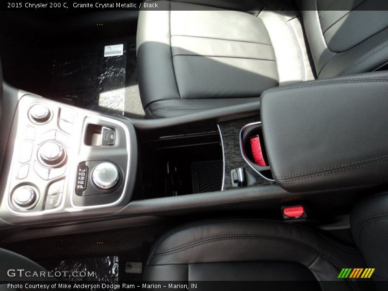 Granite Crystal Metallic / Black 2015 Chrysler 200 C
