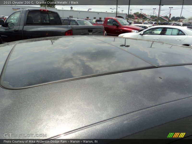 Granite Crystal Metallic / Black 2015 Chrysler 200 C