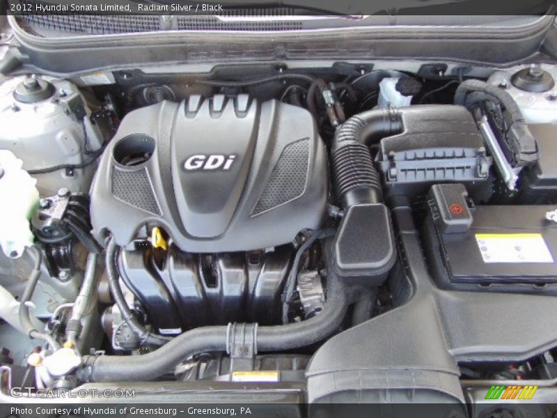 Radiant Silver / Black 2012 Hyundai Sonata Limited