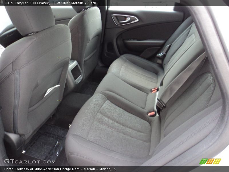 Billet Silver Metallic / Black 2015 Chrysler 200 Limited