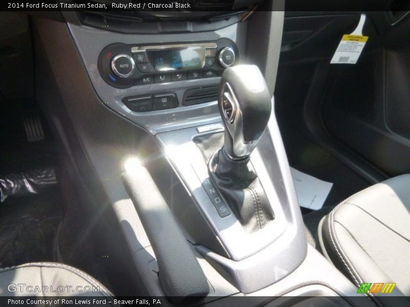 Ruby Red / Charcoal Black 2014 Ford Focus Titanium Sedan