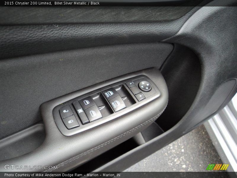 Billet Silver Metallic / Black 2015 Chrysler 200 Limited