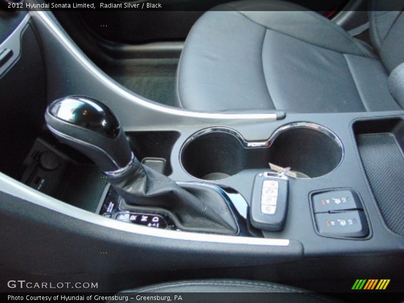 Radiant Silver / Black 2012 Hyundai Sonata Limited