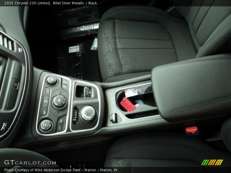 Billet Silver Metallic / Black 2015 Chrysler 200 Limited