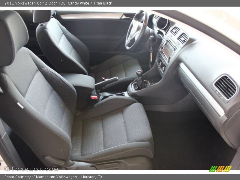 Candy White / Titan Black 2011 Volkswagen Golf 2 Door TDI