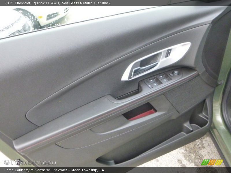 Sea Grass Metallic / Jet Black 2015 Chevrolet Equinox LT AWD