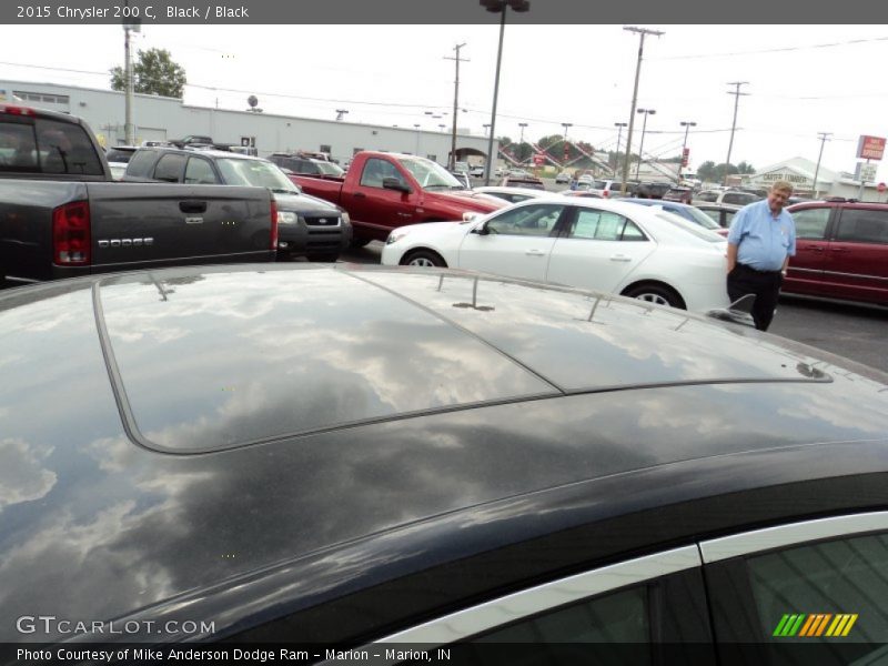 Black / Black 2015 Chrysler 200 C