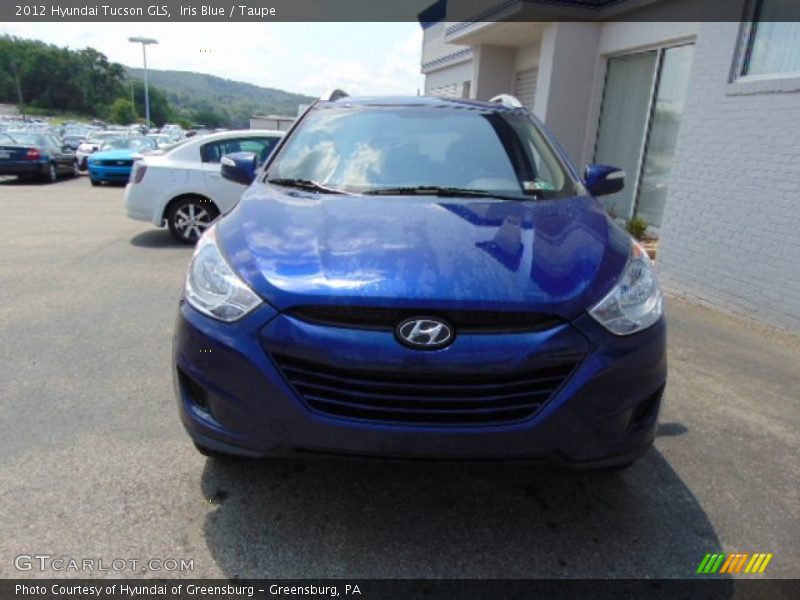 Iris Blue / Taupe 2012 Hyundai Tucson GLS