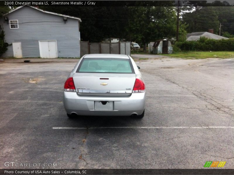 Silverstone Metallic / Gray 2008 Chevrolet Impala LS