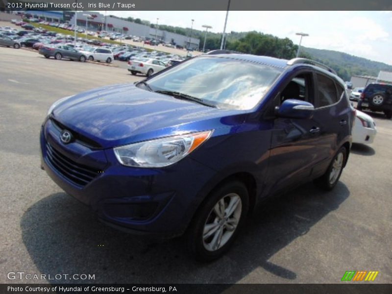 Iris Blue / Taupe 2012 Hyundai Tucson GLS