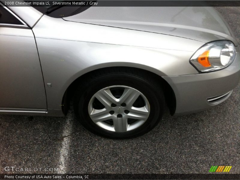 Silverstone Metallic / Gray 2008 Chevrolet Impala LS