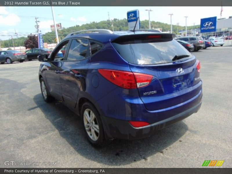 Iris Blue / Taupe 2012 Hyundai Tucson GLS
