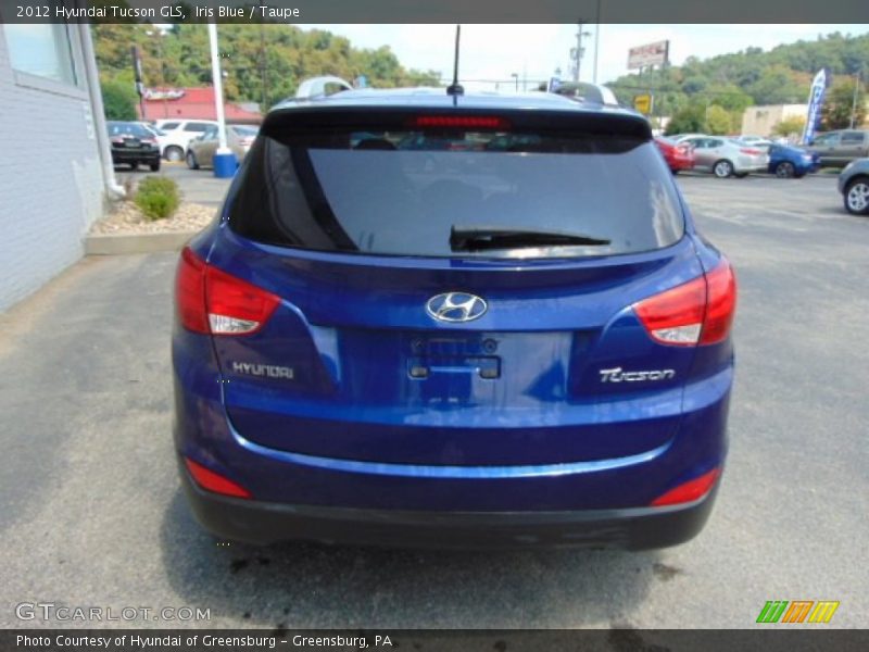 Iris Blue / Taupe 2012 Hyundai Tucson GLS
