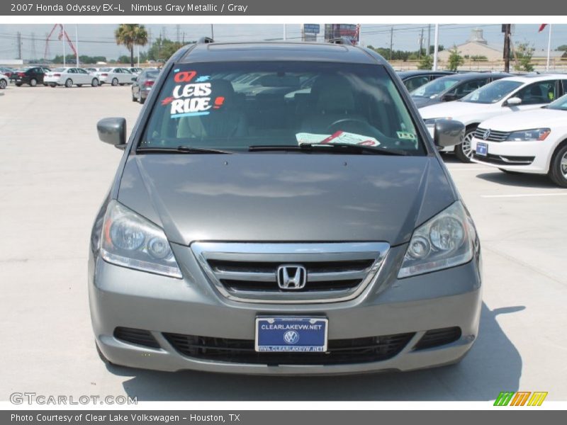 Nimbus Gray Metallic / Gray 2007 Honda Odyssey EX-L