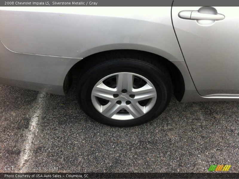 Silverstone Metallic / Gray 2008 Chevrolet Impala LS