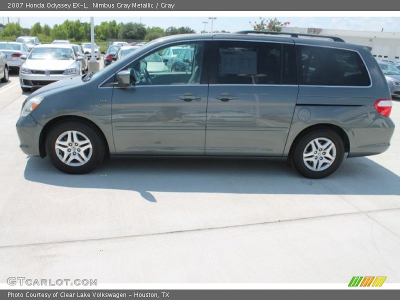 Nimbus Gray Metallic / Gray 2007 Honda Odyssey EX-L