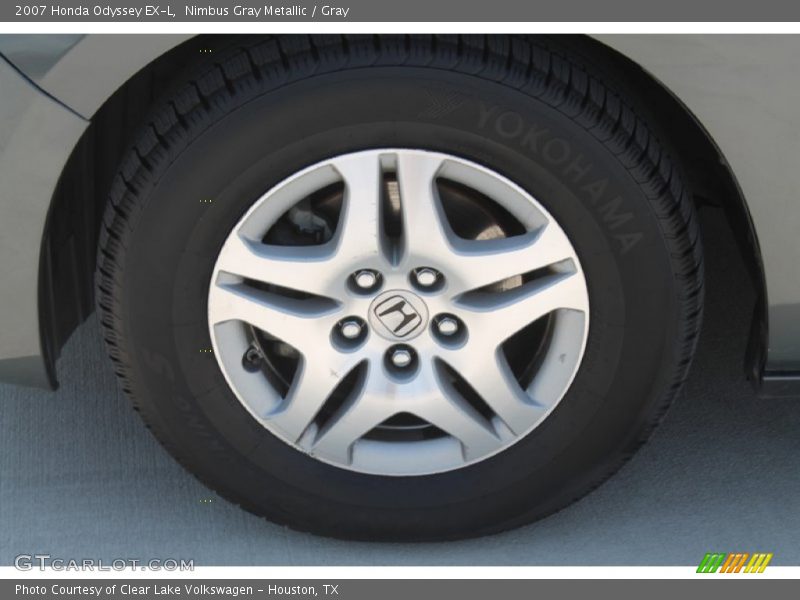 Nimbus Gray Metallic / Gray 2007 Honda Odyssey EX-L