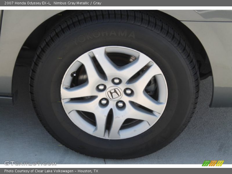 Nimbus Gray Metallic / Gray 2007 Honda Odyssey EX-L