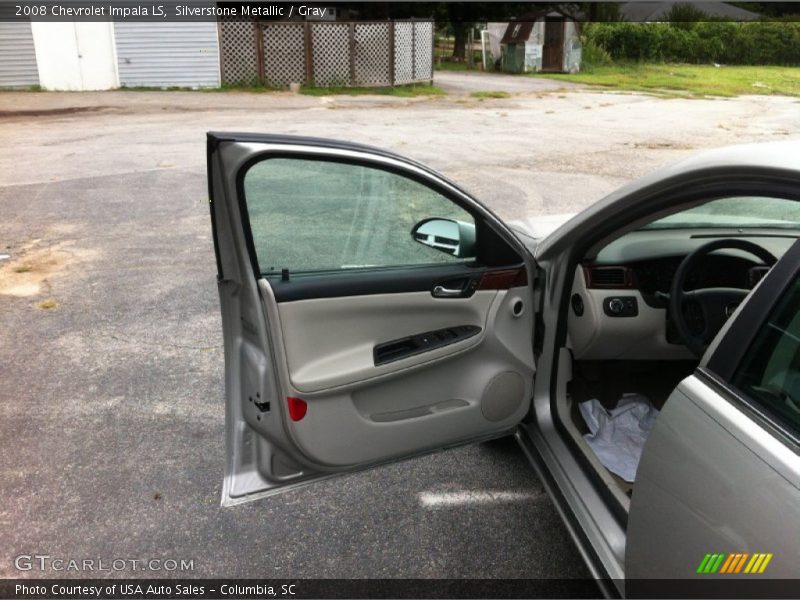Silverstone Metallic / Gray 2008 Chevrolet Impala LS