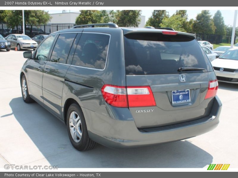 Nimbus Gray Metallic / Gray 2007 Honda Odyssey EX-L