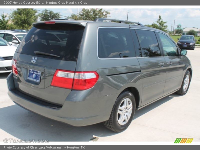 Nimbus Gray Metallic / Gray 2007 Honda Odyssey EX-L