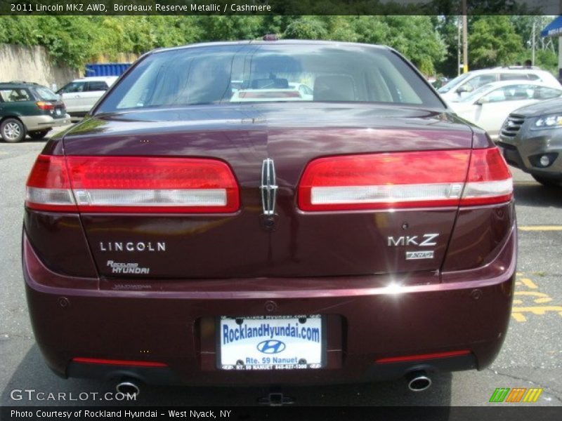 Bordeaux Reserve Metallic / Cashmere 2011 Lincoln MKZ AWD