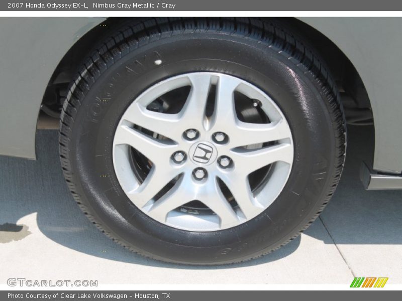 Nimbus Gray Metallic / Gray 2007 Honda Odyssey EX-L