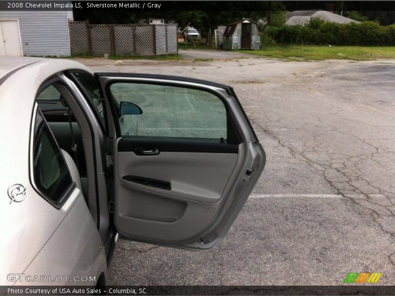 Silverstone Metallic / Gray 2008 Chevrolet Impala LS